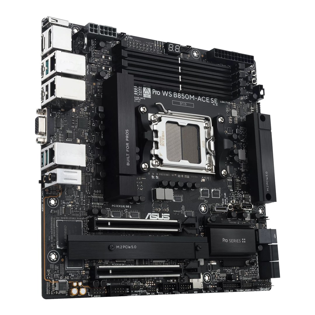 Płyta Socket AM5 Asus PRO WS B850M-ACE SE - obrazek 4