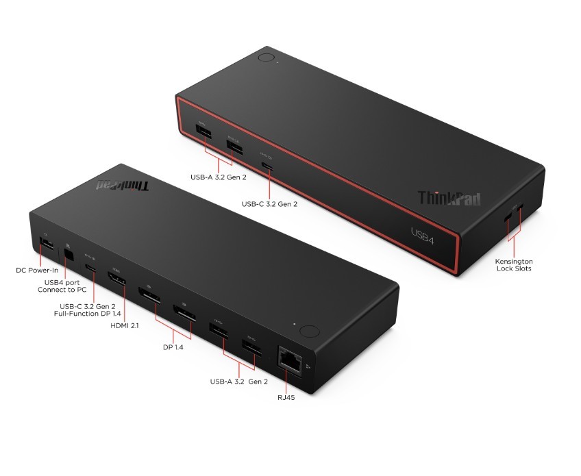 Stacja dokująca Lenovo ThinkPad USB4 Dock 5000 135W - obrazek 4