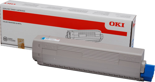Toner OKI 44844507 Cyan 10000 str. - obrazek 2