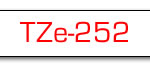 Taśma do drukarki etykiet Brother TZE252 24mm Czerwony na Białym