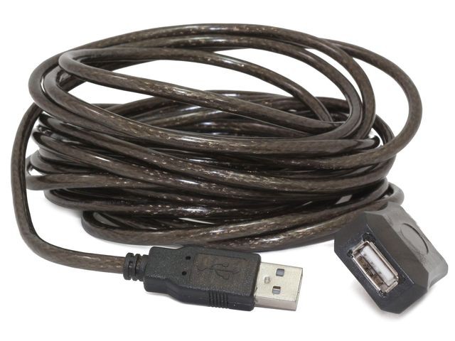 Kabel USB 2.0 przedłużacz 5.0 m aktywny Gembird - obrazek 2