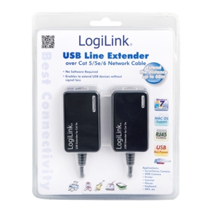 Kabel USB Przedłużacz po skrętce 45m Logilink - obrazek 3