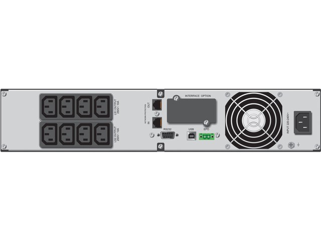 Zasilacz awaryjny UPS - PowerWalker UPS Line-Interactive 2000VA 19" 2U - obrazek 3