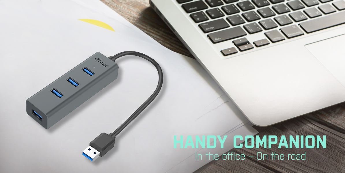 HUB USB 3.0 4 portowy i-tec - obrazek 3