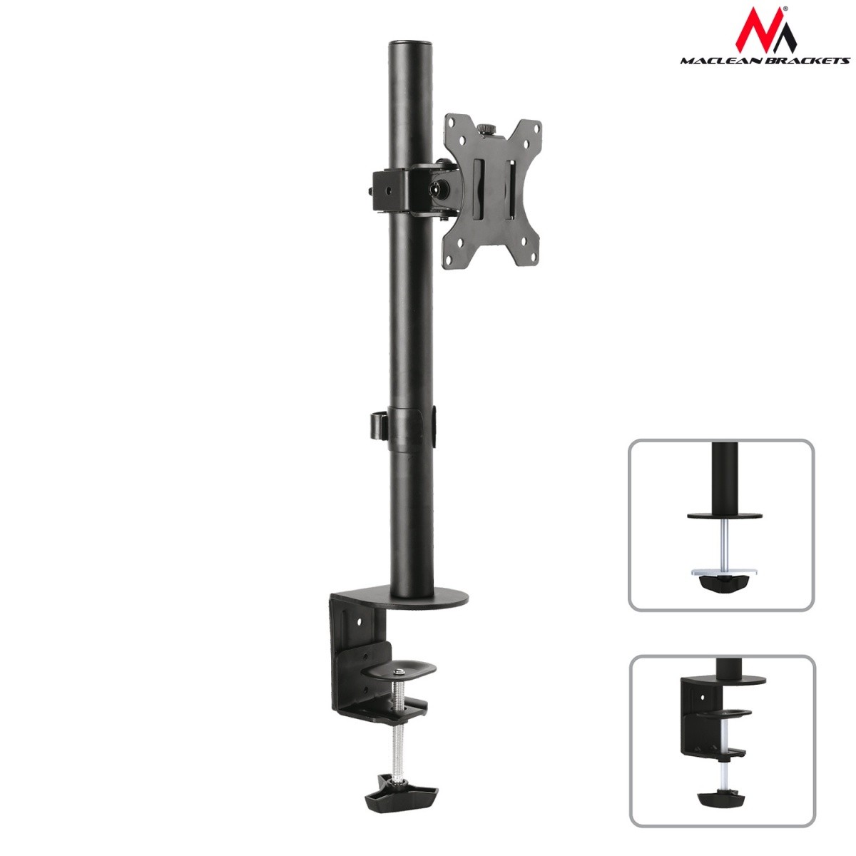 Uchwyt do mocowania LCD 13" - 32" - 8 kg Biurkowy Maclean