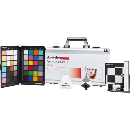 Datacolor SpyderX CAPTURE PRO - profesjonalny zestaw dla fotografa: kalibrator SpyderXELITE + SpydeCHECKR + SpyderCUBE + SpyderLENS