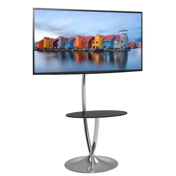 Stojak podłogowy do TV 32 - 70" 68kg szklana półka Techly - obrazek 3