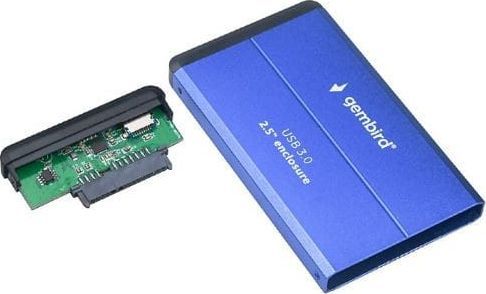 Obudowa do HDD/SSD 2.5" USB 3.0 Gembird Aluminiowa - Niebieska - obrazek 2
