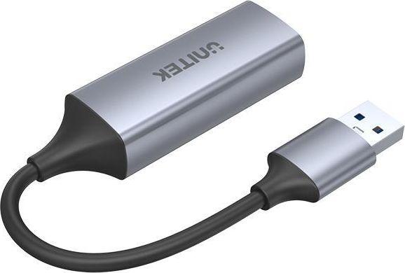 Karta sieciowa USB 3.0 LAN Gigabit Ethernet 10/100/1000 Mb/s RJ45 Unitek - obrazek 2