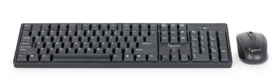 Zestaw bezprzewodowy klawiatura + mysz Gembird Czarny - obrazek 3