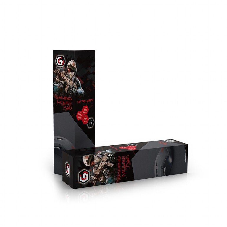 Podkładka pod mysz Gembird Gaming S 250 x 200 mm Czarna - obrazek 2