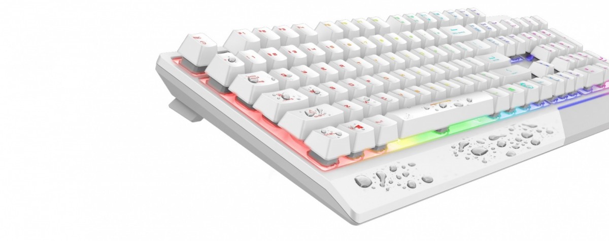Zestaw klawiatura + mysz MSI Vigor GK30 Combo Biała - obrazek 4