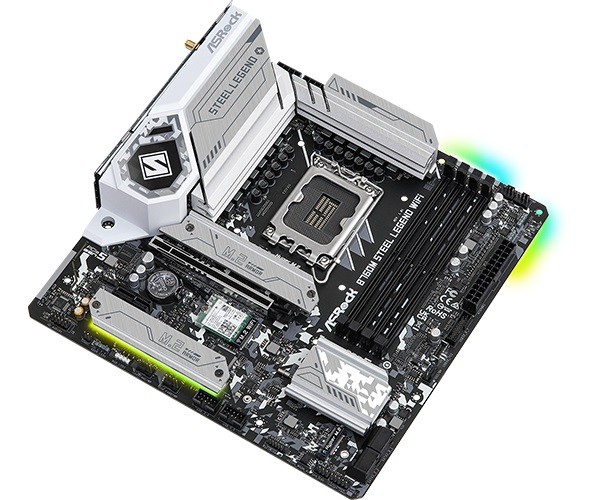 Płyta Socket LGA1700 ASRock B760M STEEL LEGEND WIFI - obrazek 2