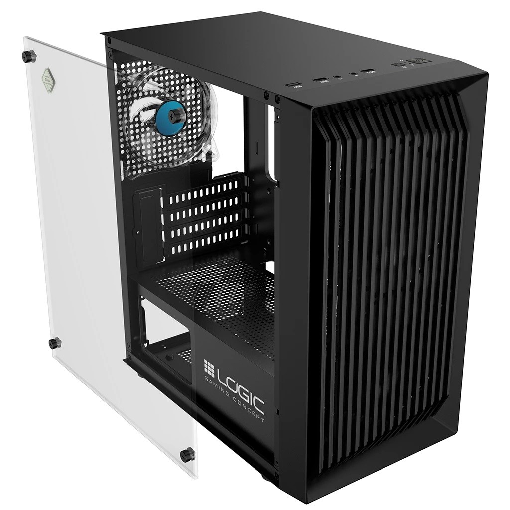 Obudowa Logic Atos ARGB MINI Czarna - obrazek 3