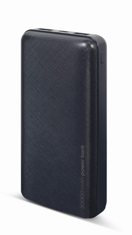 PowerBank Gembird 20000Ah Czarny - obrazek 5