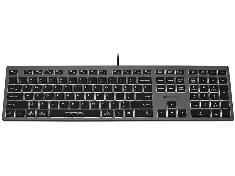 Klawiatura A4Tech FStyler FX60H White Backlit - obrazek 2