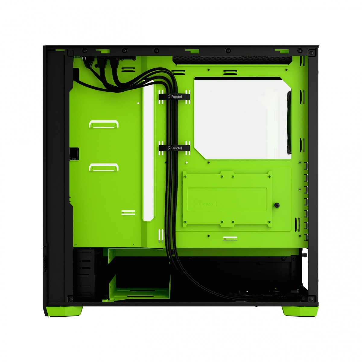 Obudowa Fractal Design Pop Air TG Clear Tint RGB Zielona - obrazek 3