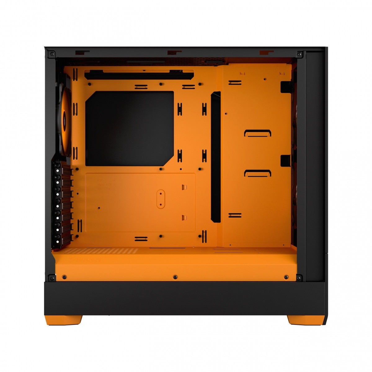 Obudowa Fractal Design Pop Air TG Clear Tint RGB Pomarańczowa - obrazek 2