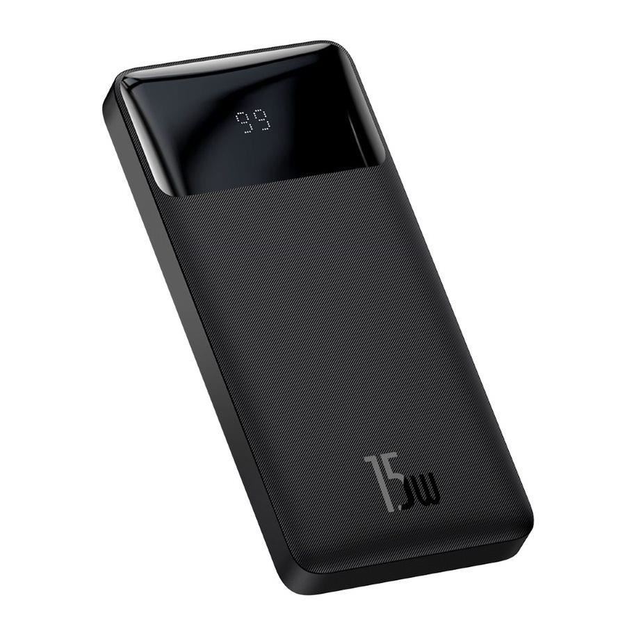 PowerBank Baseus Bipow 10000mAh PD 15W Czarny - obrazek 2