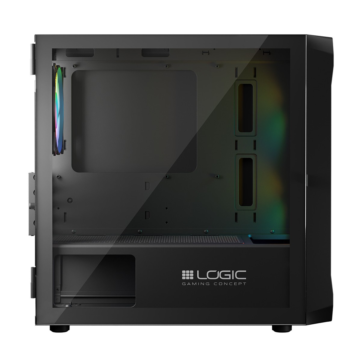 Obudowa Logic Portos ARGB MINI Czarna - obrazek 3