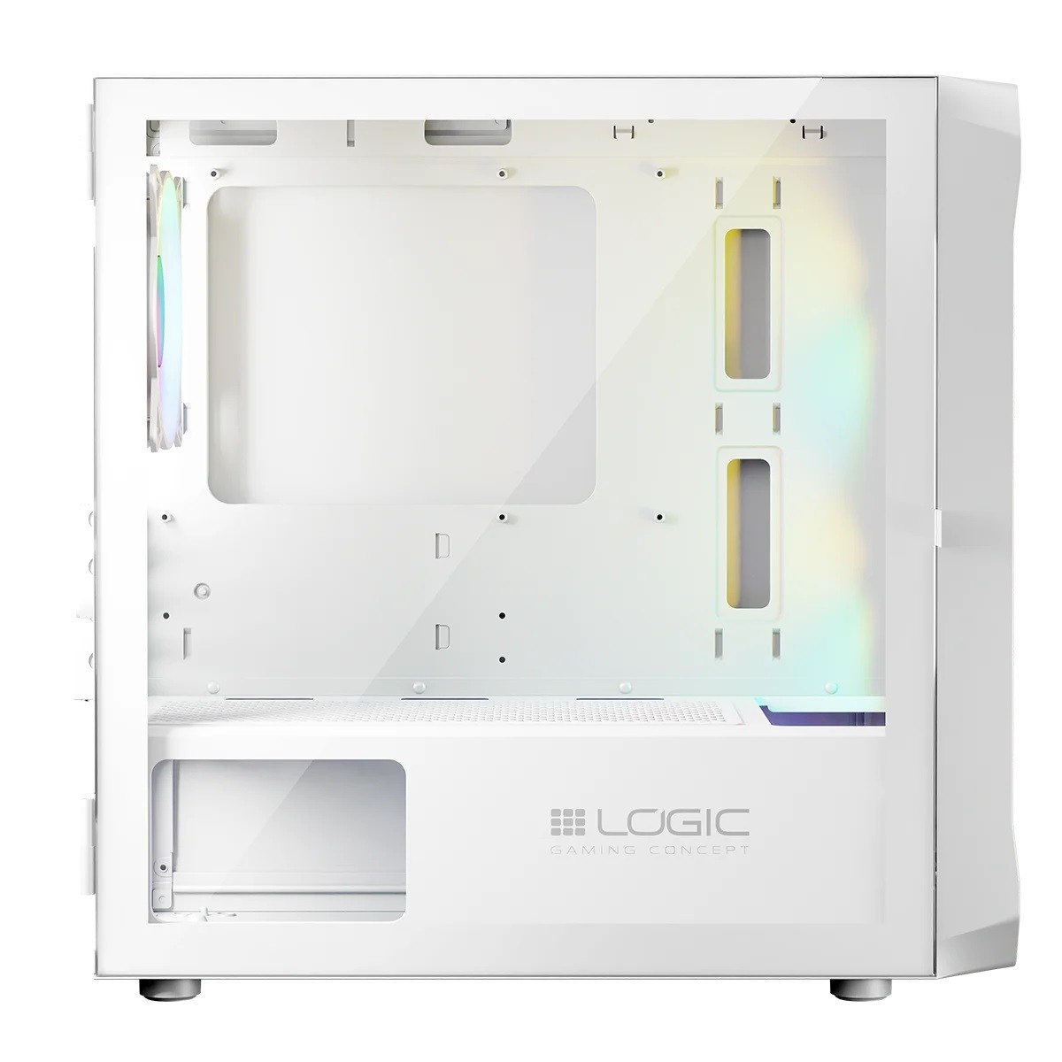 Obudowa Logic Portos ARGB MINI Biała - obrazek 2