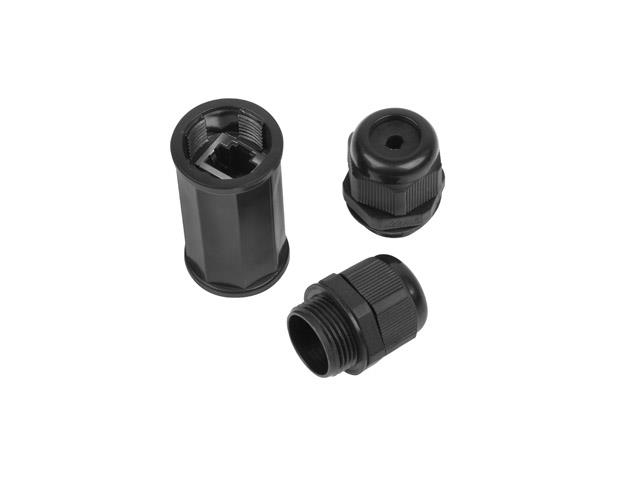 Adapter sieciowy łącznik RJ45/RJ45 kat.6 ekranowany wodoodporny IP67 Lanberg - obrazek 2