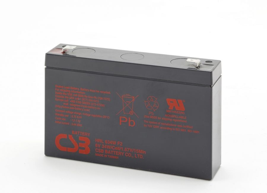 Akumulator UPS CSB 6V/9Ah HRL634WF2