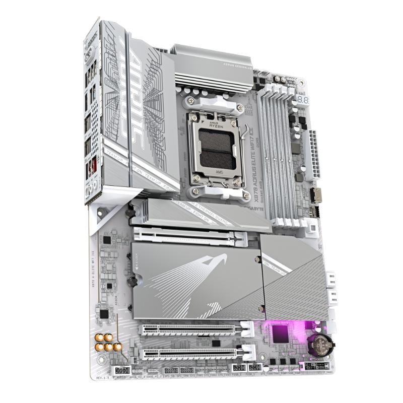 Płyta Socket AM5 Gigabyte X870 AORUS ELITE WIFI7 ICE - obrazek 4