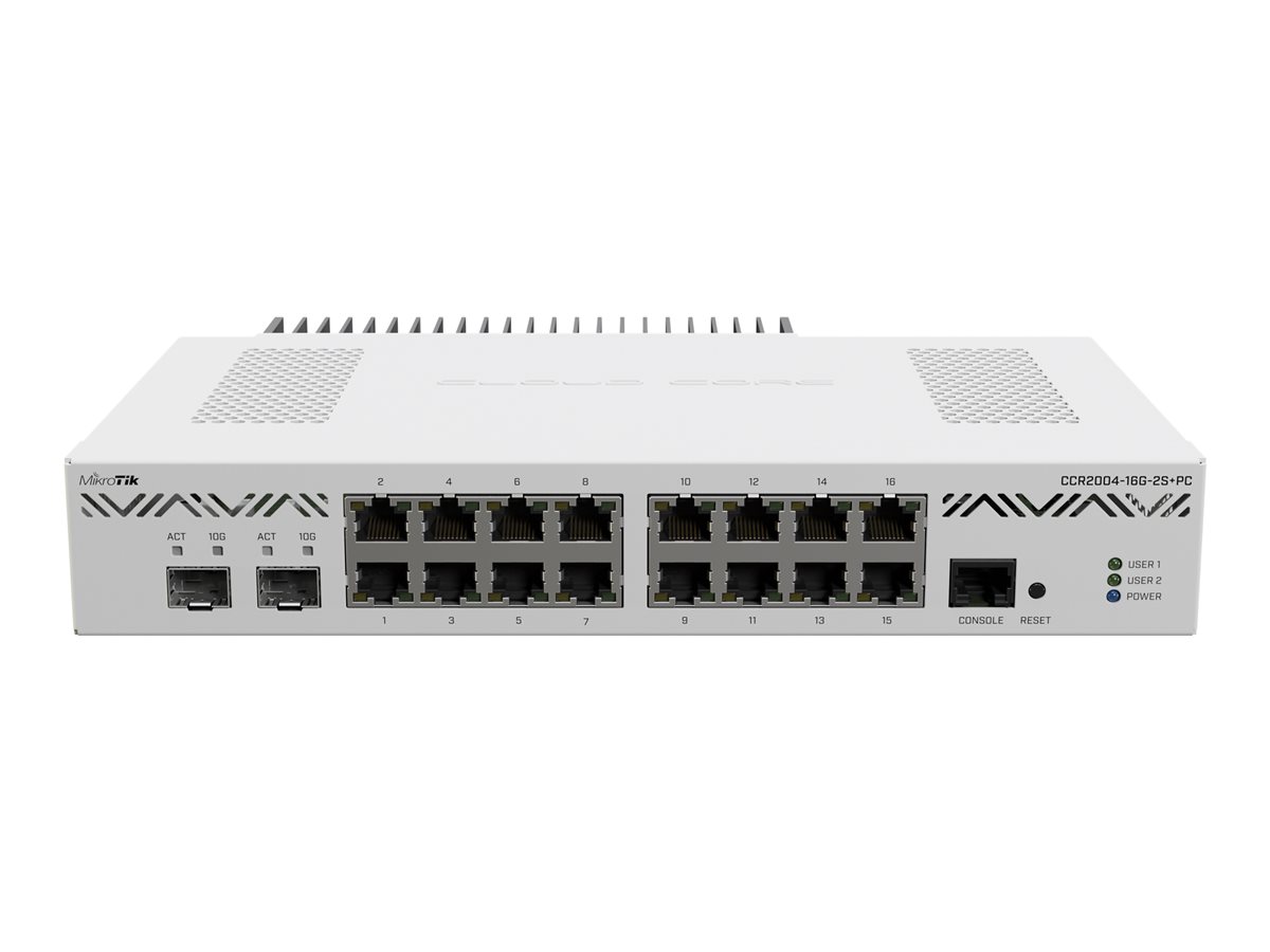 Router MikroTik Cloud Core Router CCR2004-16G-2S+PC
