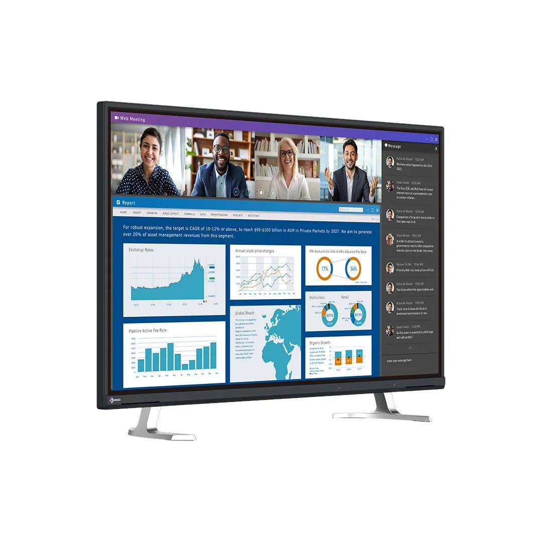 Monitor 42,5" Eizo EV4340X Czarny - obrazek 4