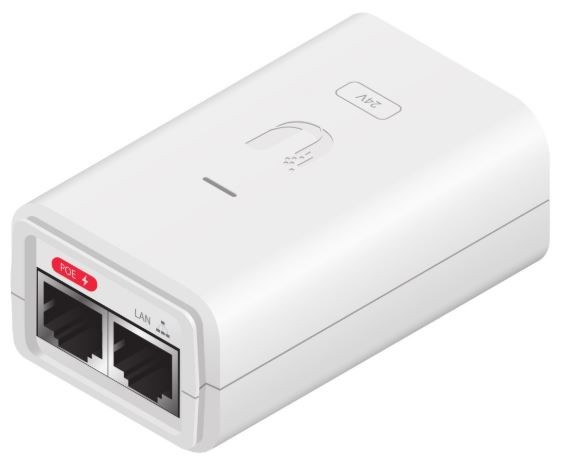 Zasilacz PoE Ubiquiti 24V 7W Gigabit