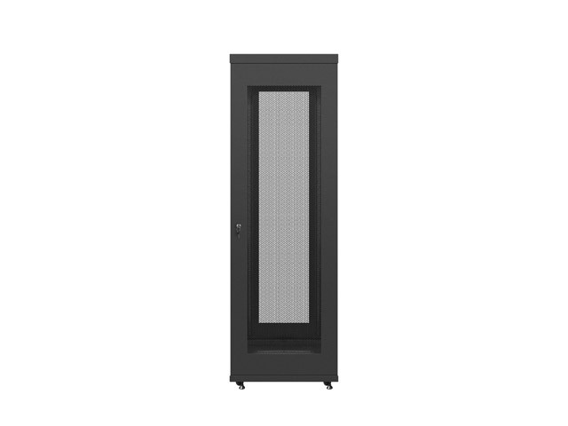 Szafa stojąca rack 19" 37U 600x800mm czarna (drzwi przednie performowane) LCD Lanberg