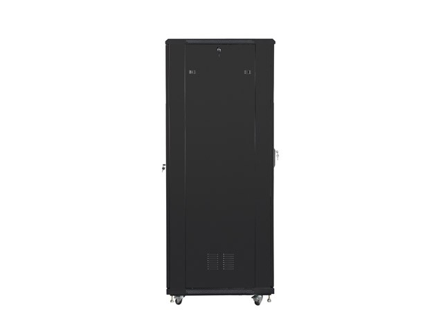 Szafa stojąca rack 19" 42U 800x800mm czarna (drzwi przednie szklane) Lanberg - obrazek 3