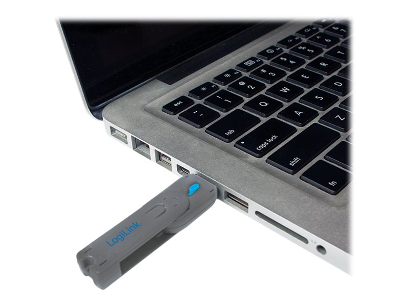 Blokada portu USB LogiLink 4 szt. z kluczem - obrazek 2