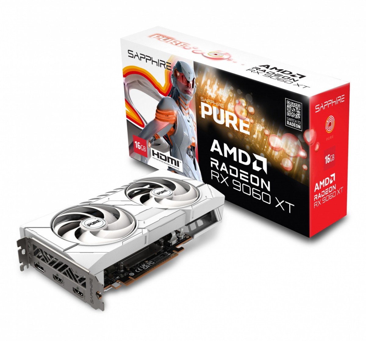 Radeon RX 9060 XT 16GB Sapphire Pure
