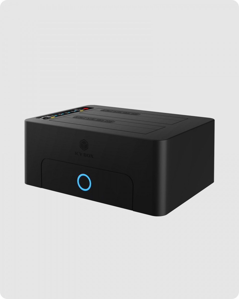 Stacja dokująca dla dysków 2 x HDD 2.5 i 3.5 USB 3.0 IcyBox