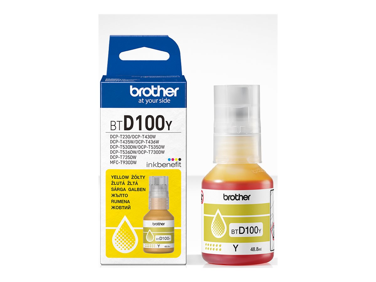 Tusz Brother BTD100Y Yellow 5000 str.