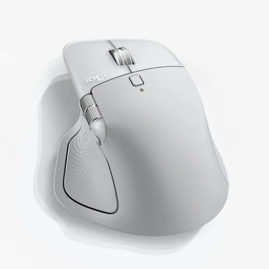 Mysz bezprzewodowa Logitech MX Master 4 dla komputerów Mac Jasnoszara - obrazek 2