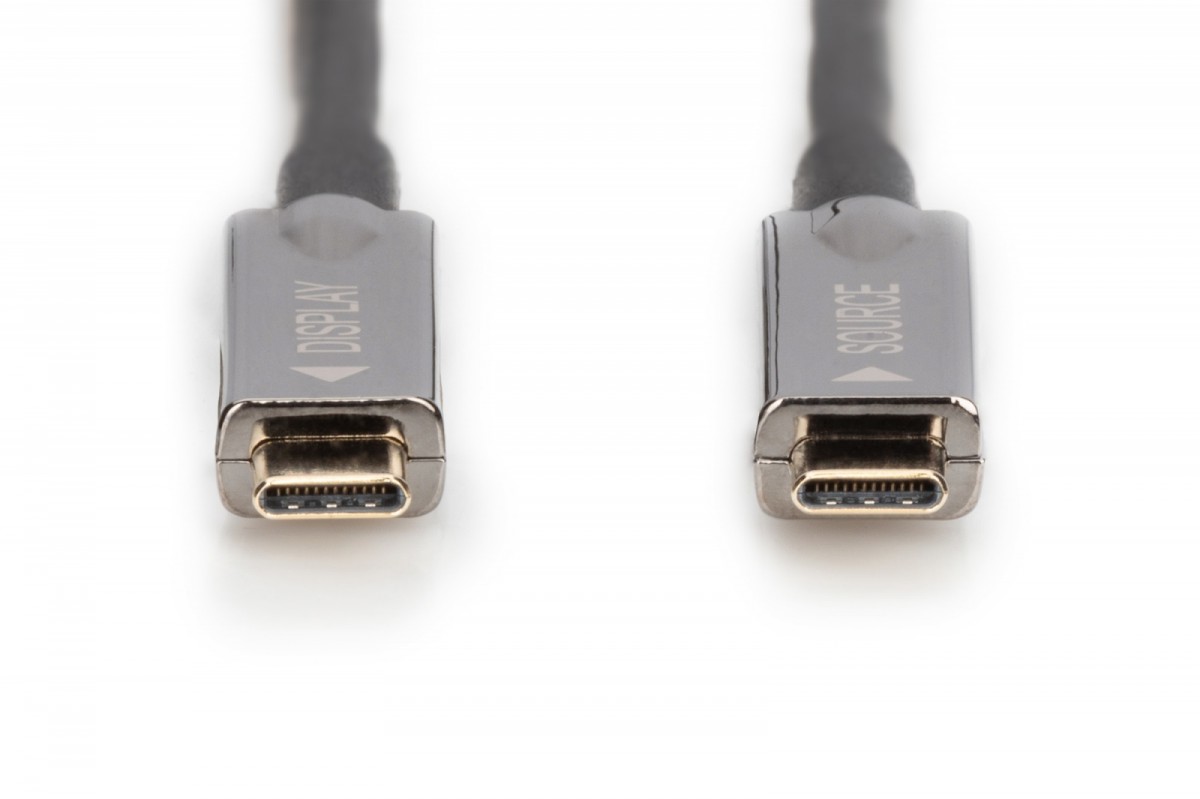 Kabel USB Type-C 10.0 m Digitus AOC 4K 60Hz - obrazek 2