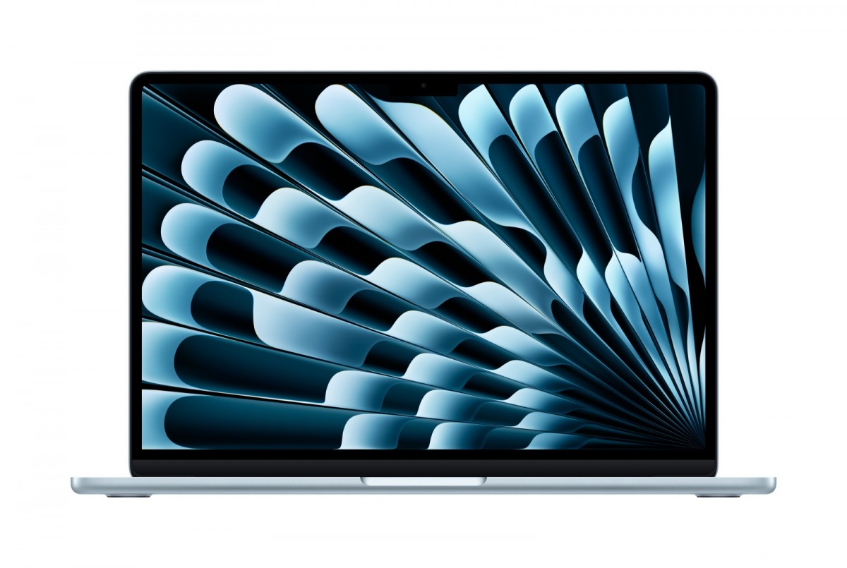 Apple MacBook Air 13.6 cala: M5 10/8, 16GB, 512GB SSD - Błękitny