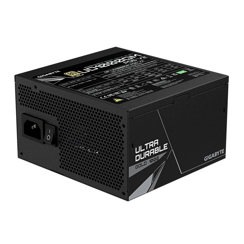 Zasilacz ATX 1000W Gigabyte UD1000GM PG5 V2 Modularny 80 Plus Gold - obrazek 3