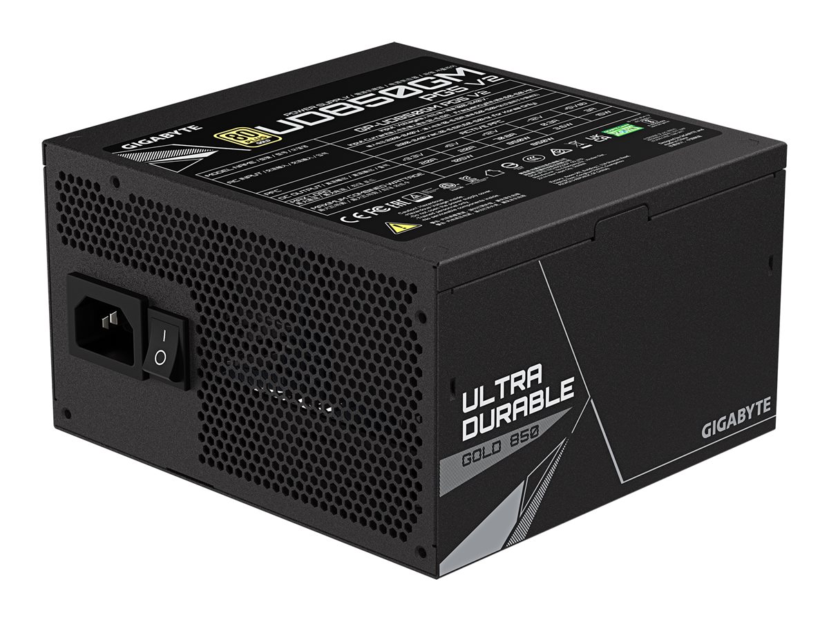 Zasilacz ATX 850W Gigabyte UD850GM PG5 V2 Modularny 80 Plus Gold - obrazek 5