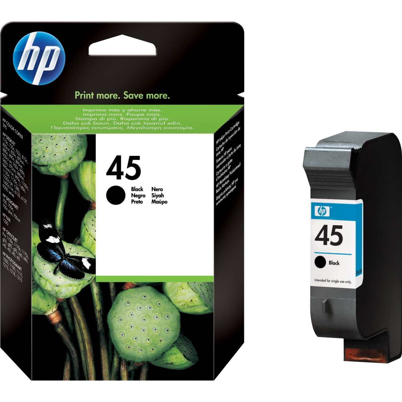 Tusz HP 45 51645AE Black 830 str.