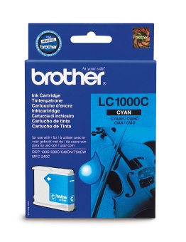Tusz Brother LC1000C Cyan 400 str. - obrazek 2