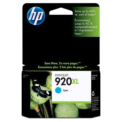 Tusz HP 920XL CD972AE Cyan 700 str.