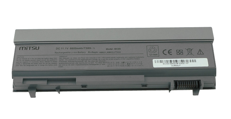 Bateria do laptopa Dell Latitude E6400; E6410; E6500; E6510 11.1 V 6600 mAh - obrazek 3