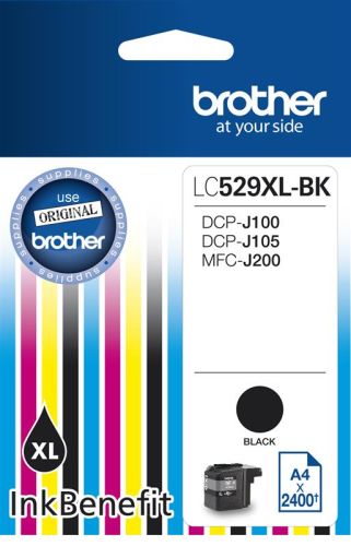 Tusz Brother LC529XLBK Black 2400 str.