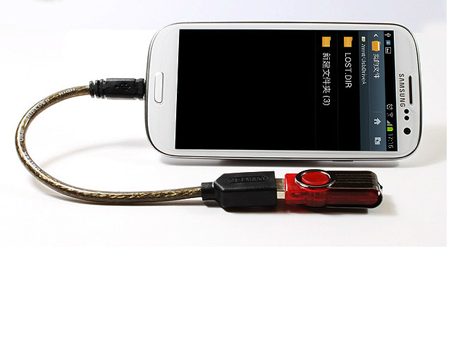 Kabel OTG USB 2.0 żeński na microUSB męski Unitek - obrazek 3