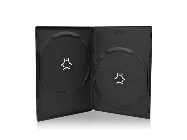 Pudełko DVD 14mm - Dual Video Box Black