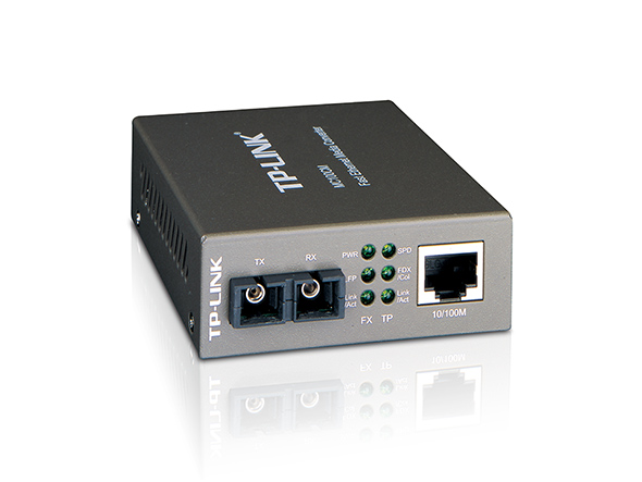 Konwerter światłowodowy multimodowy TP-Link MC100CM 100BaseT (RJ45) - 100BaseSX (SC) MultiMode 2KM